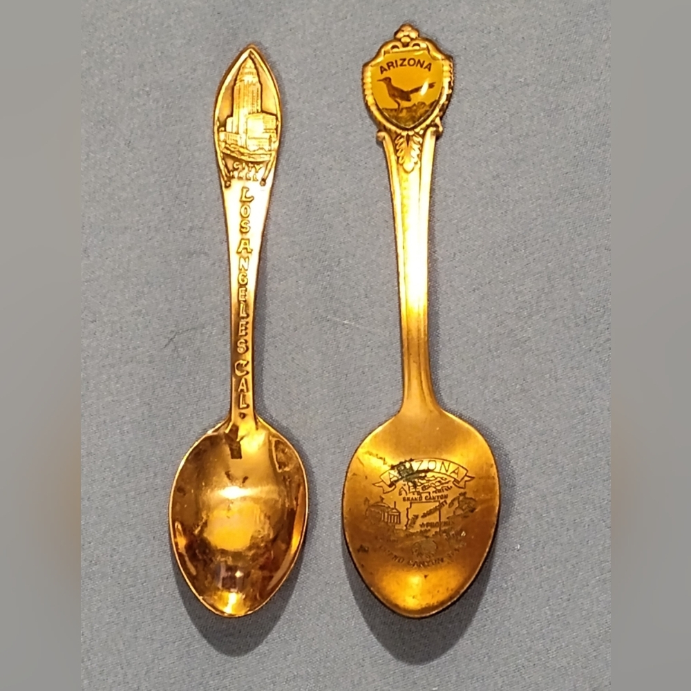 Vintage SOLID COPPER Collectible Spoons